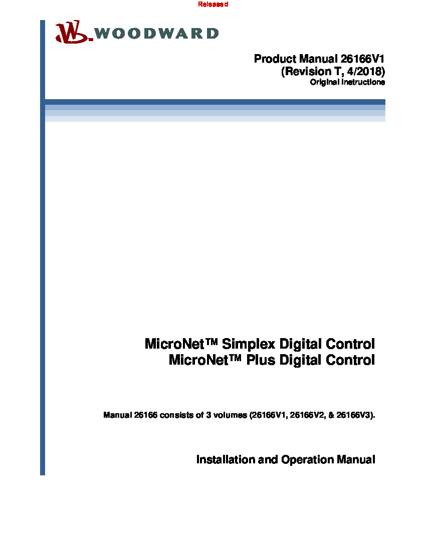 First Page Image of 5466-1000 MicroNet Digital Control Install and Operate Manual 26166V1(T).pdf